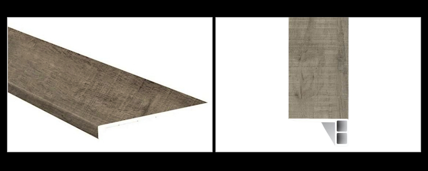 Timbertech Classic Scalloped Grooved Composite Decking, Classic Grey, .94 x 5.36 x 16' (7)